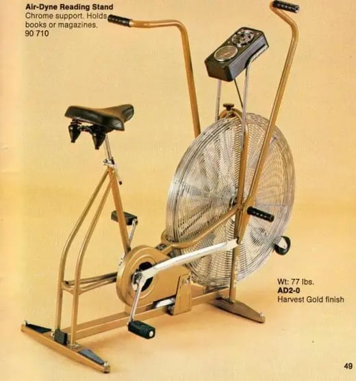 1980_Schwinn_Air_Dyne_bicicleta_estática