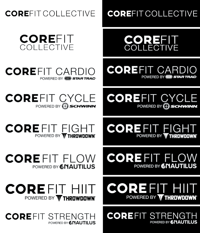 Logotipos de CoreFit Collective 2