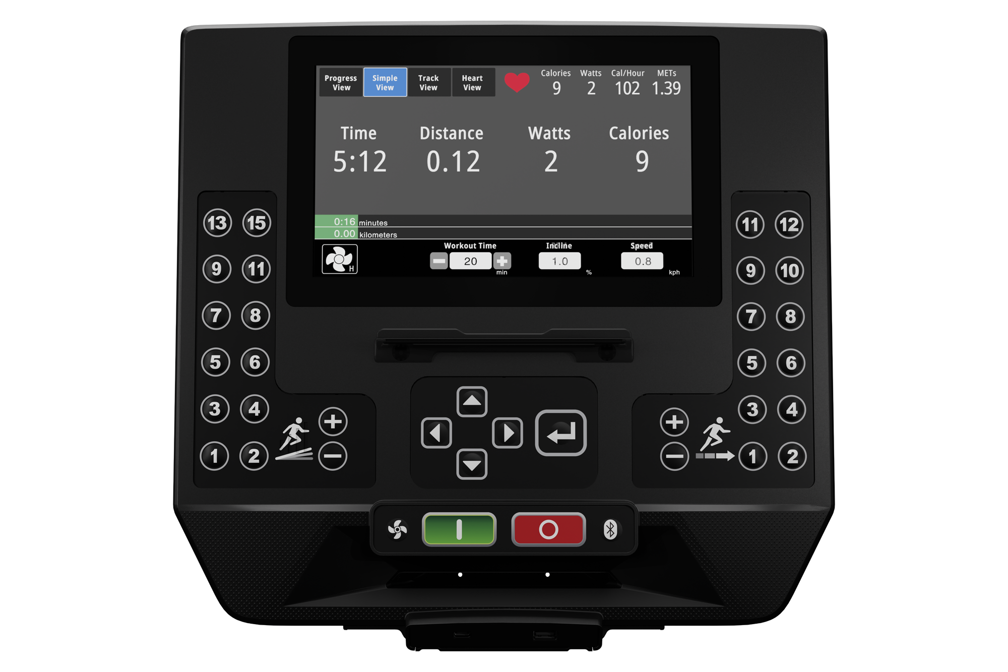 Console LCD Stepmill Freeclimber 700-0549 Frontal